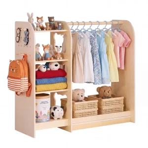 Kids Wooden Dress Up Storage