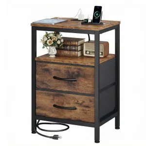 2 Drawers Night Stand